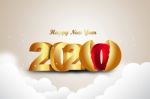 Coming Happy New Year 2020 Concept Stock Photo