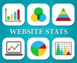 Website Stats Means Business Graph And Analysis Stock Photo