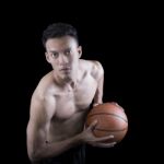 Asian Basketball Player Stock Photo