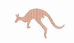 Kangaroo Shape Paper Box Stock Photo