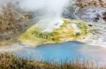 Norris Geyser Basin Stock Photo