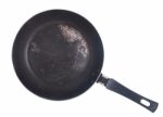 Dirty Frying Pan Stock Photo