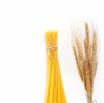 Organic Raw Italian Pasta And Durum Wheat Stock Photo