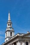 London - July 27 : St Martin-in-the-fields Church  Trafalgar Squ Stock Photo