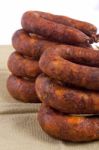 Portuguese Chorizo Stock Photo