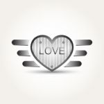  Iron Love Heart Stock Photo