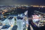 Yokohama Top Viewpoint Landmark Stock Photo