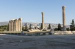 Temple Of Zeus In Athens Stock Photo