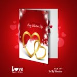 Red Love Heart, Valentines Day Concept Stock Photo