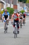 Cyclists Participating In The Velethon Cycling Event In Cardiff Stock Photo