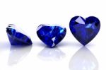 Blue Sapphire Stock Photo