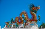 Dragon Chinese In Thailand Stock Photo