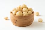 Macadamia Nuts Stock Photo