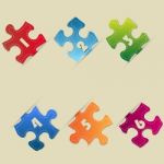 Jigsaw Puzzle Stock Photo