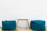 Chair And Table Interior Modern Design Stock Photo