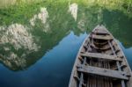 Thai Local Boat Stock Photo