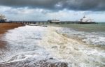 Eastbourne, East Sussex/uk - October 21 : Tail End Of Storm Bria Stock Photo