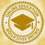 Online Education Indicates Web Site And Educated Stock Photo