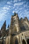 St Vitus Cathedral In Prague Stock Photo