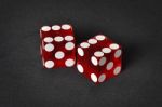 Casino Dice Stock Photo