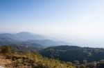 The View From Methanidonnoppha Stupa In Inthanon National Park Stock Photo