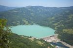 Hydroelectric Power Station, Perucac Dam Stock Photo