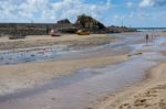 The Beach At Bude Stock Photo