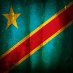 Democratic Republic Flag of congo Stock Photo