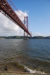 25th April Bridge In Lisbon, Portugal Stock Photo