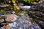 Coloured Stones In Holland Creek Stock Photo