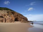 Beach Of Furnas In The Algarve Stock Photo