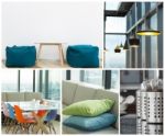 Interior Decoration Modern Furniture Collection Stock Photo