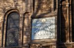 Sundial At Ely Cathedral Stock Photo