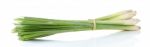 Lemon Grass Isolated On The White Background Stock Photo