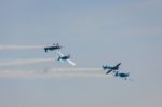 Raf Blades Flying Team Stock Photo