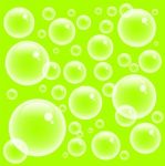 Lime Bubbles Stock Photo