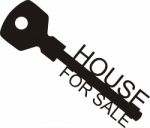 Symbol Key House For Sale Stock Photo