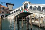 Rialto Bridge Venice Stock Photo