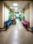 Blur Hospital Interior For Background Stock Photo