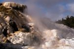 Mammoth Hot Springs Stock Photo