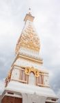 Phra That Phanom Pagoda In Wat Phra That Phanom, Nakhon Phanom, Stock Photo