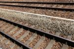 Railway Track Stock Photo