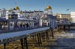 Eastbourne, East Sussex/uk - January 7 : View Of Eastbourne Pier Stock Photo