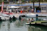 Puerto Banus, Andalucia/spain - July 6 : View Of The Harbour In Stock Photo