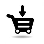 Add To Cart Icon  Illustration Eps10 On White Background Stock Photo