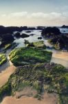 Coastline Area Of Sagres, Portugal Stock Photo