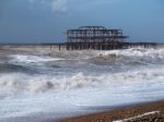 Brighton, Sussex/uk - February 15 : Brighton After The Storm In Stock Photo