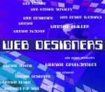 Web Designers Meaning Www Websites And Text Stock Photo