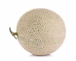 Melon Fruit Isolated On The White Background Stock Photo