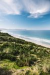 View Of Bruny Island Beach In The Afternoon Stock Photo